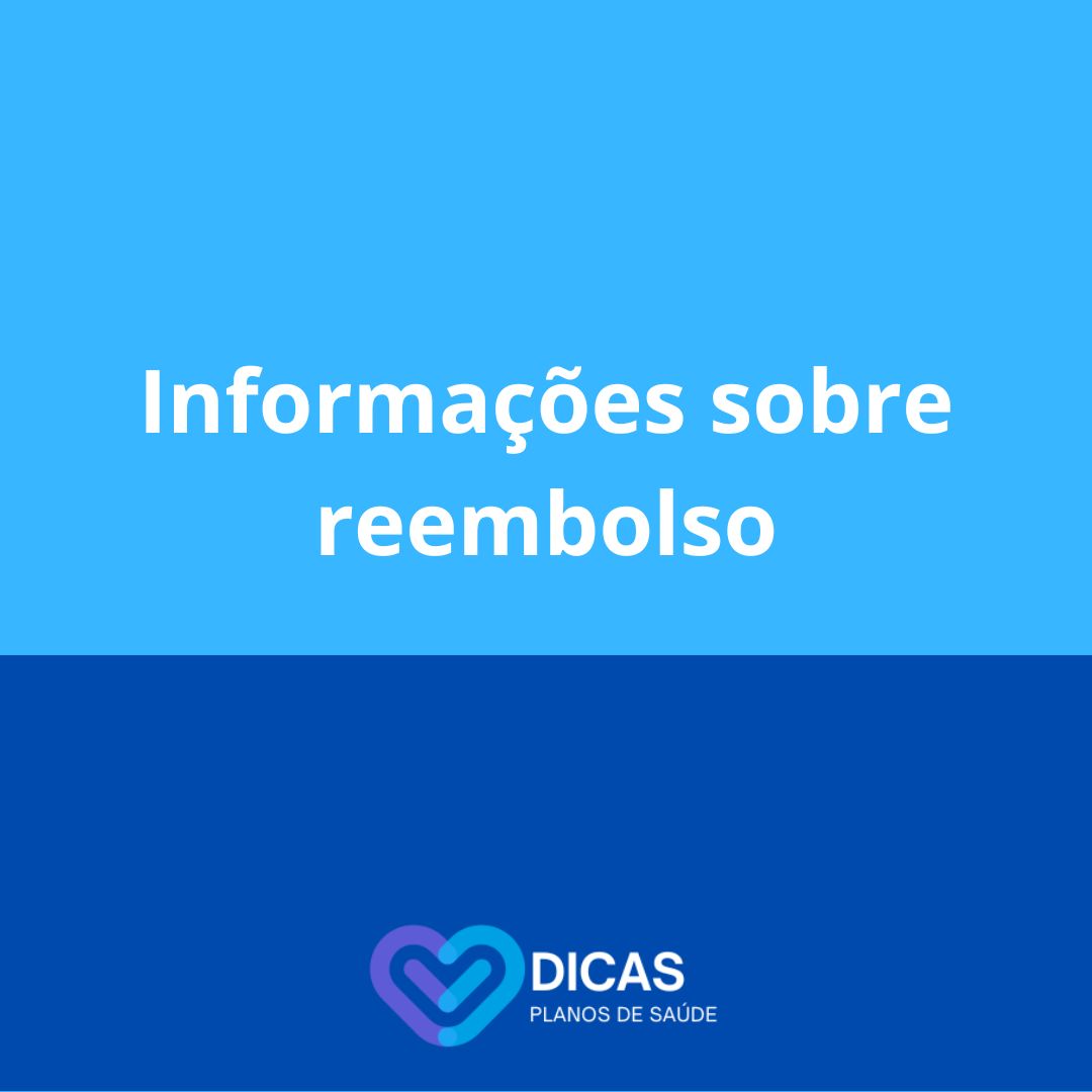 Foto Informações sobre reembolso