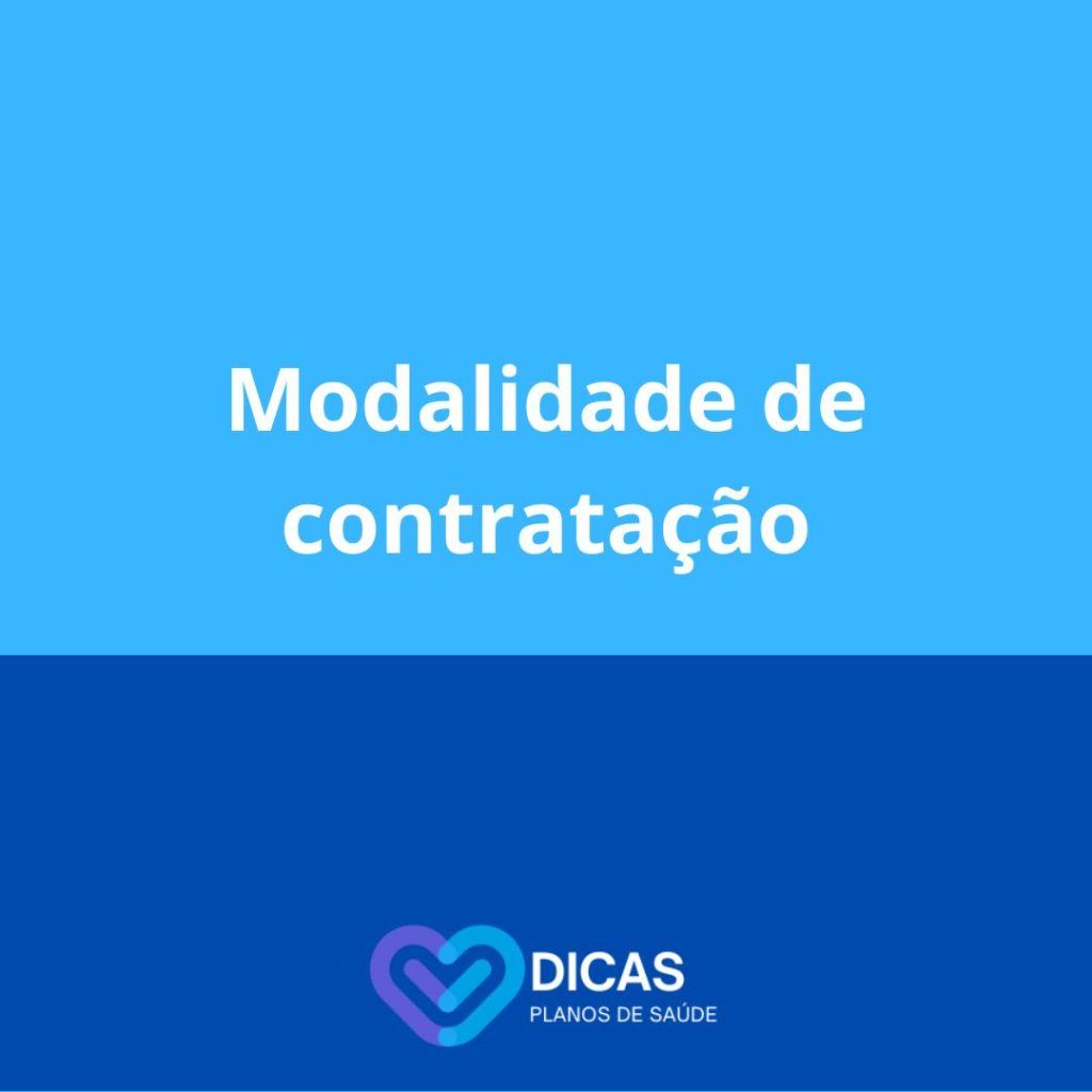 Foto Modalidade de contratação para planos de saúde