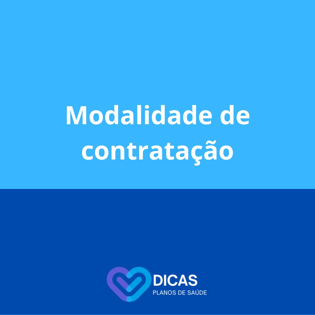 Foto Modalidade de contratação para planos de saúde